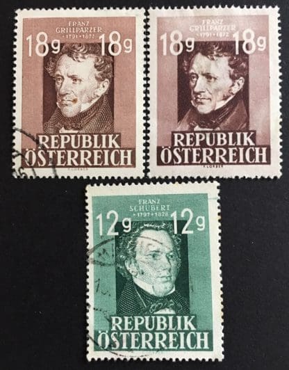 Austria Scott #489-491 Mint & Used