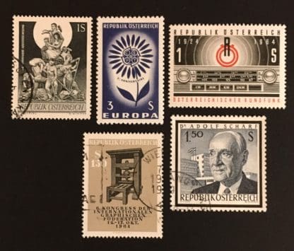 Austria Scott #737-741 Mint & Used