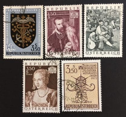 Austria Scott #893-897 Used