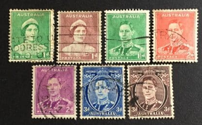Australia Scott 180-183a Used