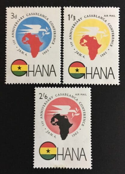 Ghana Scott # 11//C5-C6 Mint Never Hinged