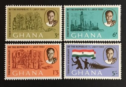 Ghana Scott # 167-170 Mint Never Hinged