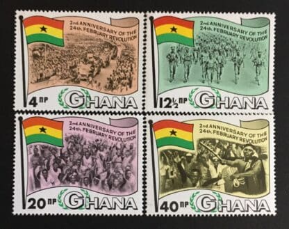 Ghana Scott # 319-322 Mint Never Hinged