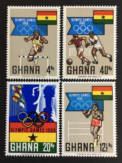 Ghana Scott # 340-343 Mint Never Hinged