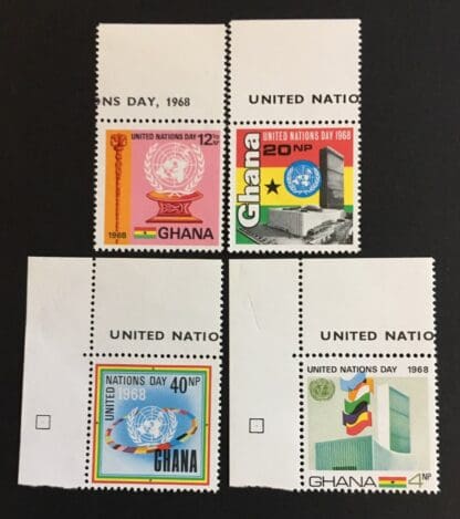 Ghana Scott # 344-347 Mint Never Hinged