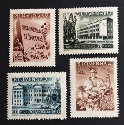 Slovakia Scott #B21-B24 Mint Never Hinged
