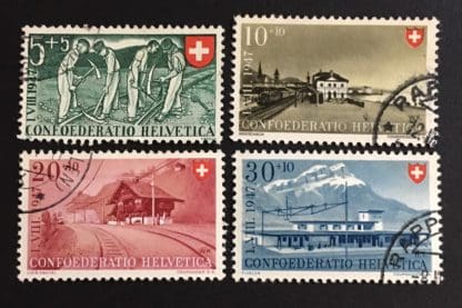 Switzerland Scott #B162-B165 Used