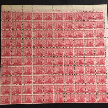 Scott # 736 Mint Never Hinged Sheet