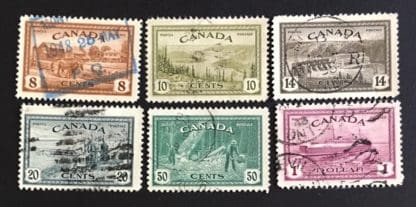 Canada Scott # 268-273 Used