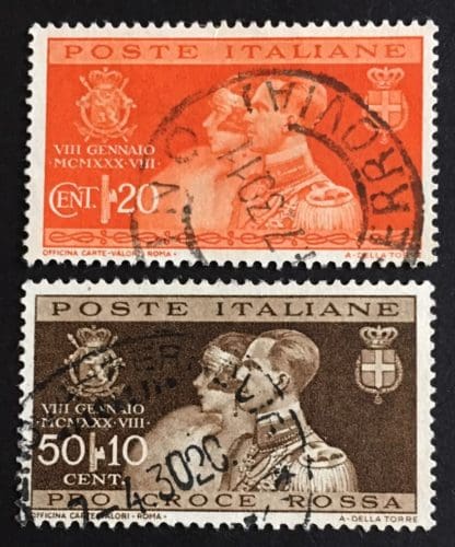 Italy Scott # 239-240 Used