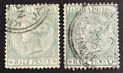 Jamaica  Scott # 16 & 16a Used