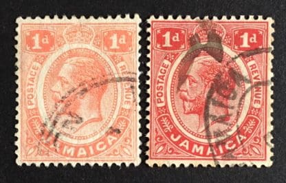 Jamaica  Scott # 61 & 61a Used