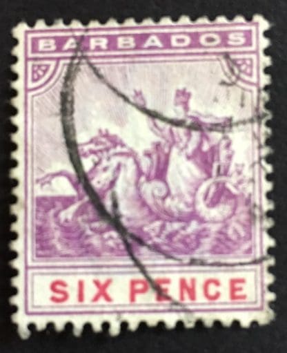 Barbados Scott # 76 Used