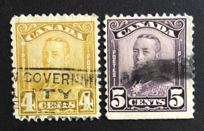 Canada Scott # 152-153 Used