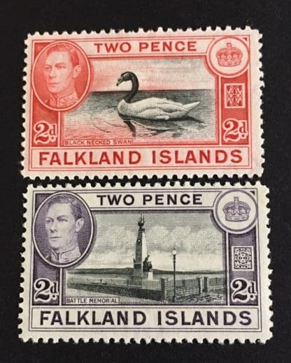 Falkland Islands Scott #86-86a Mint Hinged