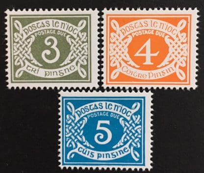 Ireland Scott # J25-J27  Mint Never Hinged