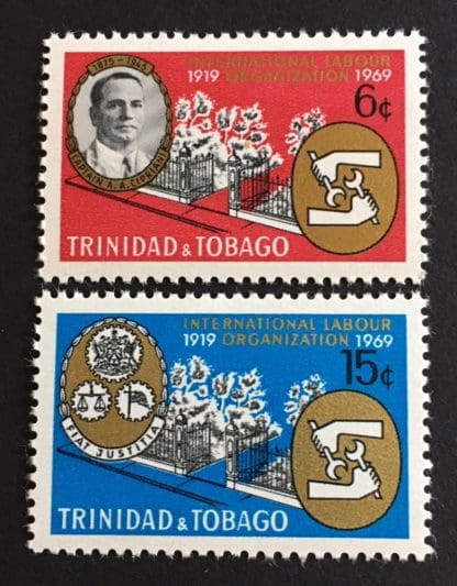 Trinidad and Tobago Scott # 160-161 Mint Never Hinged