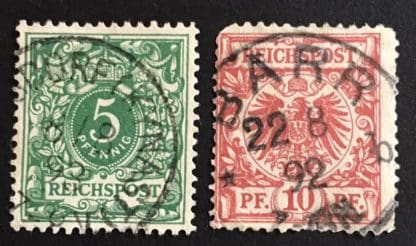 Germany Scott # 47-48 Used