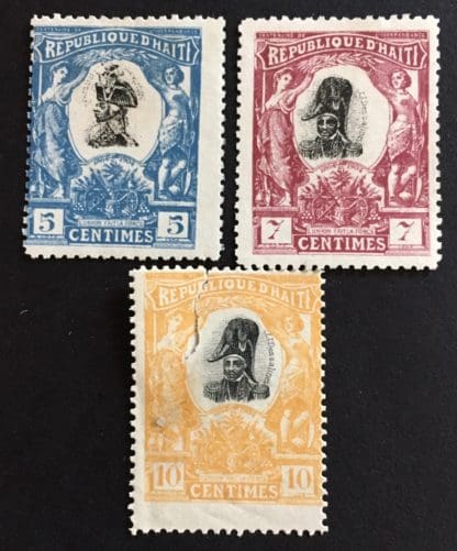 Haiti Scott # 84-86 Mint Hinged