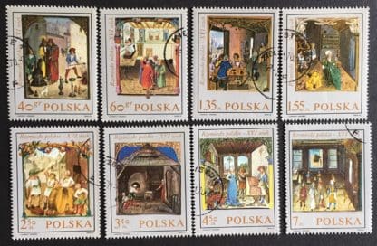 Poland Scott # 1697-1704 Used