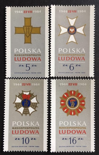 Poland Scott # 2630-2633 Mint Never Hinged