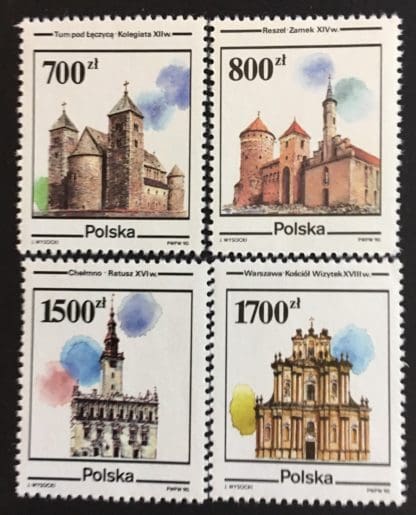 Poland Scott # 3003-3006 Mint Never Hinged