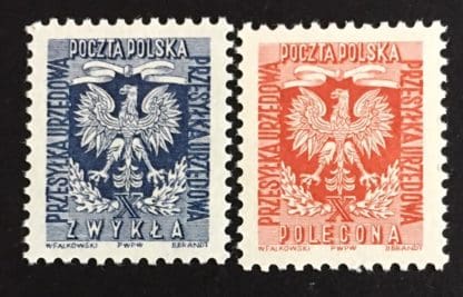 Poland Scott # O30-O31 Mint Never Hinged