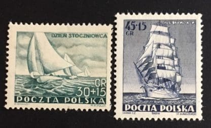 Poland Scott # B77-B78 Mint Hinged