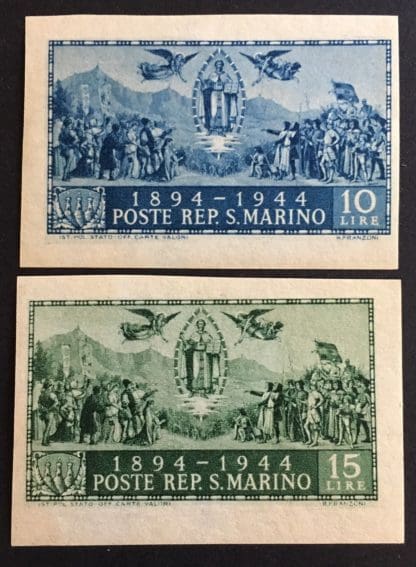 San Marino # 293a-b Mint Hinged