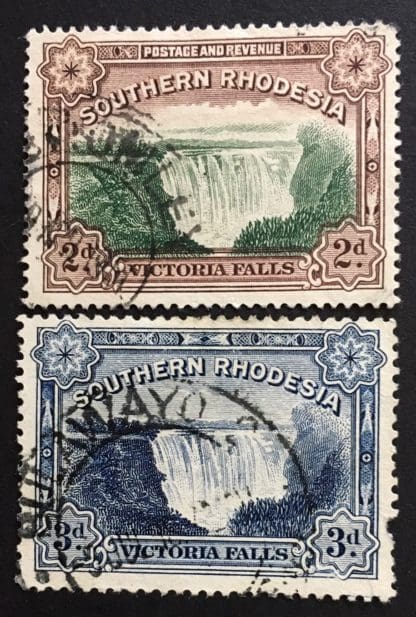 Southern Rhodesia Scott #37-37a Used