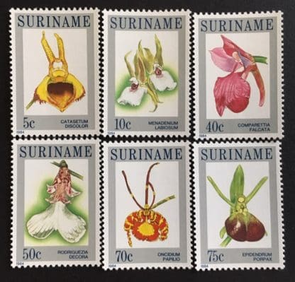 Surinam # 663-668 Mint Never Hinged