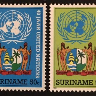 Surinam # 710-711 Mint Never Hinged