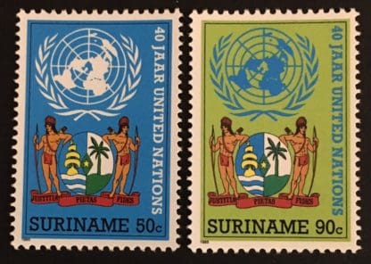 Surinam # 710-711 Mint Never Hinged
