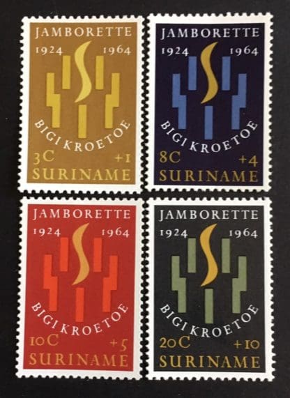 Surinam # B104-B107 Mint Never Hinged