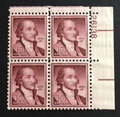 Scott # 1046 Mint Never Hinged Plate Block