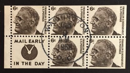 Scott #1284c Used Booklet Pane