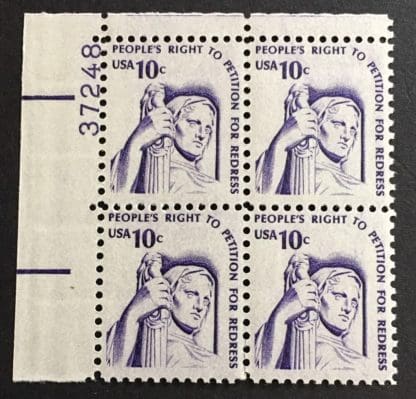 Scott # 1592 Mint Never Hinged Plate Block