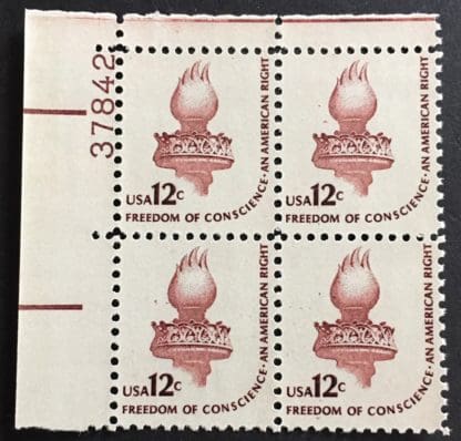 Scott # 1594 Mint Never Hinged Plate Block