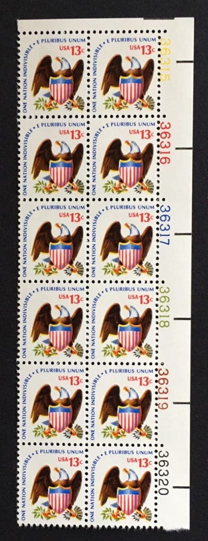 Scott # 1596 Mint Never Hinged Plate Block