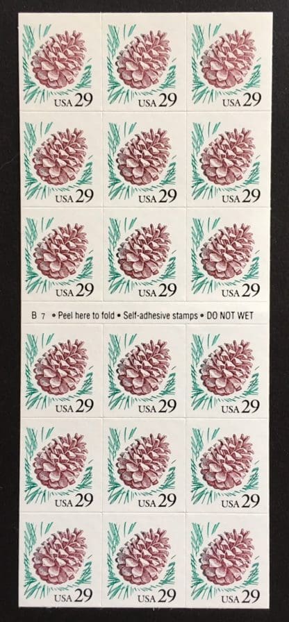 Scott # 2491 Mint Never Hinged Booklet Pane