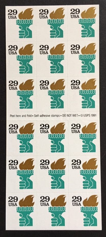 Scott #2531a Mint Never Hinged Booklet Pane