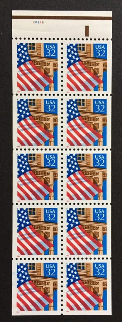 Scott # 2921a Mint Never Hinged Booklet Pane