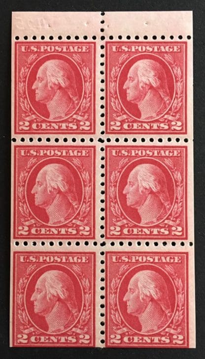 Scott # 425e Mint Never Hinged Booklet Pane