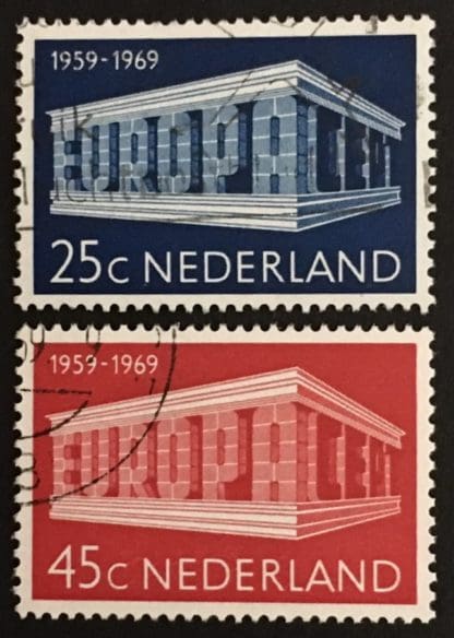 Netherlands Scott # 475-476 Used