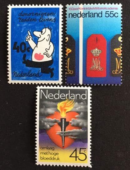 Netherlands Scott # 580-582 Mint Never Hinged