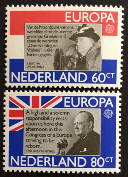 Netherlands Scott # 605-606 Mint Never Hinged