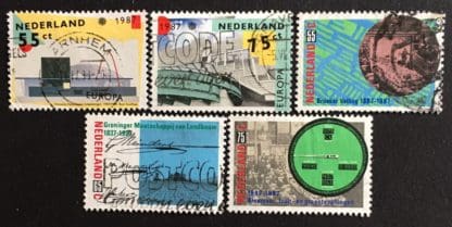 Netherlands Scott # 715-719 Used