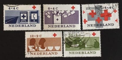 Netherlands Scott # B378-B382 Used