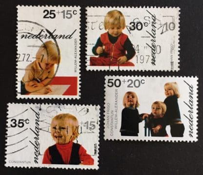 Netherlands Scott # B489-B492 Used