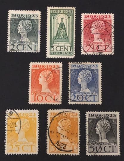 Netherlands Scott # 124-131  Used